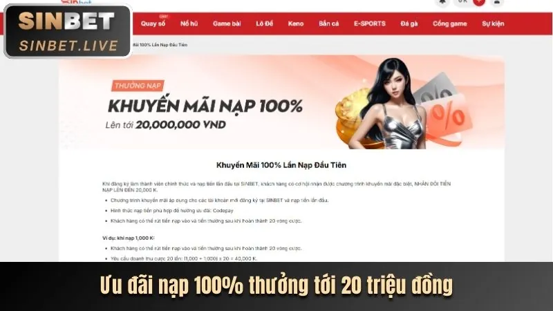Hoàn trả casino W88